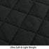 43x60 inches, NTBAY Down Alternative Oversized Toddler Comforter, Super Soft and Warm Solid Color Baby Crib Quilted