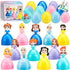 DREACAREFT 12PCS Princess Easter Eggs - Prefilled Easter Eggs Filled with Princess