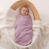 Red & Purple Muslin Swaddle Blanket for Infants