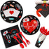 Yisong 168 Set 24 Pcs Nurse Graduation Party Decorations, Doctor Medical Birthday Tableware Guests Dinner Dessert