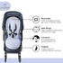 Reversible Stroller Seat Insert - Suessie Liner in Sand Stripe