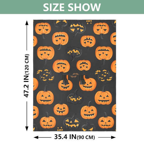 Mazeann Orange Black Pumpkin Halloween Car Seat Cover Baby Breathable Soft Infant Carseat Covers Canopies Babies