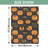 Mazeann Orange Black Pumpkin Halloween Car Seat Cover Baby Breathable Soft Infant Carseat Covers Canopies Babies