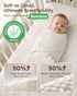 03 Yoofoss Baby Swaddle for Newborns Months, Rayon Made from Bamboo Swaddle, Noiseless Closure Swaddle Sack, Soft