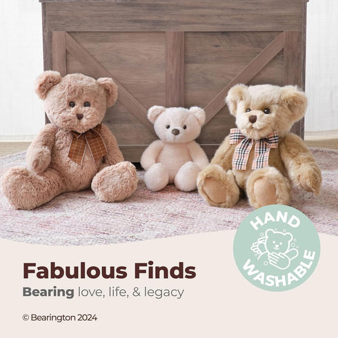 Bearington Happy Birthday Teddy Bear, Plush Stuffed Animal, 10"