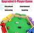 6 12+4 Shut The Box Game for Players - Wooden Board Tabletop Family Math Game with Dice