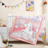 3-Piece Set Set Crib Bedding for Girls - Ultra Soft Baby Bedding Includes Crib Comforter, Sheet & Skirt (Unicorn)