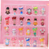 Abaodam 6pcs Box Display, Plastic Container Mini Toy Container for Baby Doll, Acrylic Display Case for Figurines
