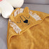 NOOVIA 0-3 35 35 3D Baby Hooded Towel, Premium Cotton Bath Towel Toddlers Years, Extra Large x in, Animal Hood