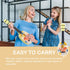 YOLOPLUS+ Kids Toy Ukulele, 17 Inch 4 Steel Strings, Musical Toy for Preschool Children, Early Educational Gift