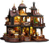 SUNNINO Miniature Dollhouse Kit, DIY Mini House Building Kits for Adults to