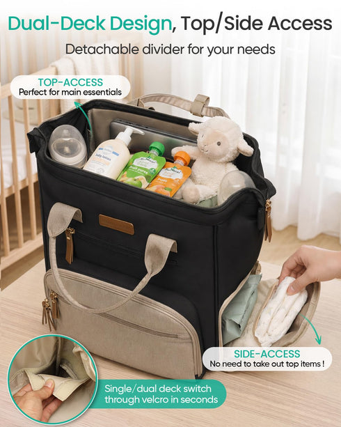 S1 S2 Momcozy Backpack Qualyphant Extra Large Breast Pump Bag with Cooler Bag | Fit for Spectra Medela | Pumping Bags
