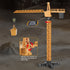 Leopmase Set Set Remote Control Excavator and Dump Truck Toy - RC Excavator and Dump Truck with Lights and Sounds