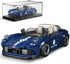 Mould King Speed Champion 911 Targa 4 Car Models Building Sets with Display Case, 27040 Model Car Kits, Super Car