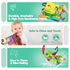 0-3-6-12-18 beiens Baby Books Toys, Touch and Feel Crinkle Cloth Book for Infant Baby Months, Early Development