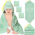 Sublaga 4 PCS Hooded Baby Towels, Soft Baby Towel, Absorbent Baby Bath Towel,