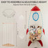 PUTSKA Nursery Furniture Hanging Organizer Wall Mounted Stuffed Animal Storage for Baby Room, Corner Plush Collection