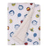 Welcome to The Universe Baby Blanket, Super Soft Sherpa with Curious George, White, Blue, Red, Yellow Balloons