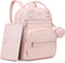 ROSEGIN Premium Vegan Leather Diaper Bag Backpack with Waterproof Changing Pad, Reinforced