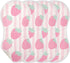 tplaotee 22x11in Cute Pink Strawberries Cotton Muslin Baby Burp Cloths Easy Care wash rag for Babies boy and Girl