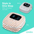 P1 Rose Gold Chevron Skin Decal for Breast Pump Chic Chevron Vinyl Wrap Precision Fit Protective Cover