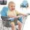Charlie & Mollie Portable Shopping Cart Cover for Baby with Easy Install, Breathable & Supportive