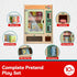 Set, 3+ TOP BRIGHT Wooden Vending Machine Play Play Food for KidsPretend Play Toys with Wooden Snack Bars and Drink