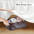 2 Pack Set, 28" 52" 14" Horbaunal Crib Skirt & Crib Bed Sheet White Crib Bed Skirt x with Drop Dust Ruffle, Soft