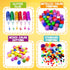 FUNZBO Arts and Crafts Supplies for Kids - Craft Kit with Art Supplies, Preschool Activities, DIY Birthday Gifts for