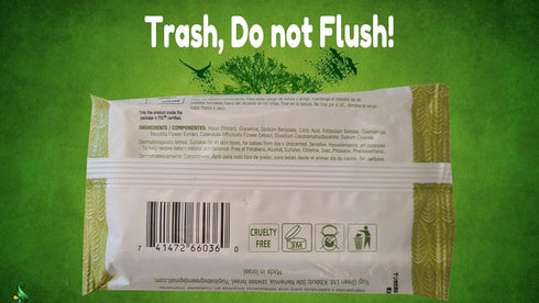 Pack (12 Packs 20) 240 Baby Green Wipes Unscented compostable Organic Biodegradable Travel of for Sensitive Skin