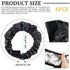 DOERDO 4Pcs Baby Stroller Wheel Cover Protection Covers for Baby Stroller Wheelchair, Black, Large