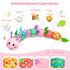 0-12 Tummy Baby Toys Months, Caterpillar Musical Plush Stuffed Toy for Infant, Animal Soft Rattle Sensory Toys