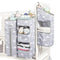 Orzbow 3-in-1 Hanging Diaper Caddy Organizer for Changing Table, Nursery Organization and