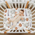 Mazeann 52" 28" 9" Ghosts Pumpkins Halloween Crib Sheets Soft Breathable Fitted Baby Crib Sheets Mattress Cover
