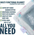 (2) BABY LOOVI muslin swaddle blanket