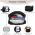 Pack, printe Small Diaper Bag with Portable Changing Pad, Crossbody Women Waist Bag with Wipes Pocket for Travel