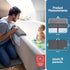 SIMPLY parents. Elbow Set Simply Parents Comfortable Baby Bath Kneeler and Rest Pad - Quick-Dry Non-Slip Bath Kneeling