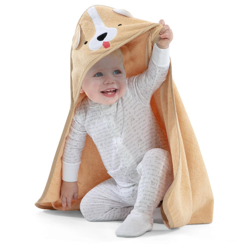 Delta Children Baby/Infant Hooded Bath Towel - Super Soft and Absorbent- Newborn Essential - Ideal Baby Registry/Shower