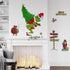Yovkky Merry Christmas Wall Decals Stickers, Holiday Max Dog Decor for Kids Boys Girls Bedroom Art Gift