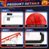 Pro Indoor Basketball Hoop for Door, Over Door with Large 9 Inch Dunk Rim, 4 Mini Replacement 6" Basketballs