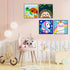CarlonLin 4 Pack 8-12, (8x8inch) Framed Paint by Number for Kids, Paint by Numbers for Kids Ages Paint by Numbers Kits