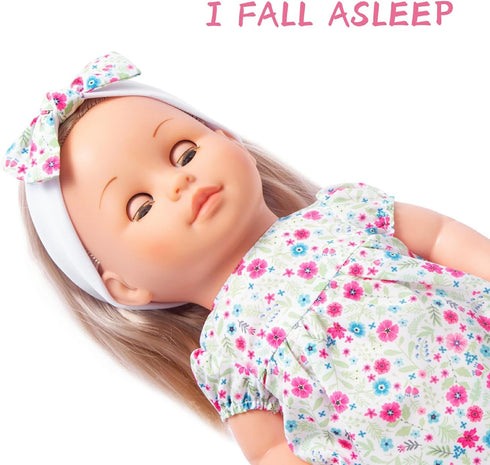 Dolls,16 Inches 3+ Mother Love Walking Interactive Baby Dolls, Baby Dolls with Hair, Singing and Walking Dolls
