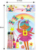 12 48 TINYMILLS Magical Fairies Coloring Books for Kids with Coloring Books and Crayons, Fairies Birthday Party Favors