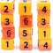 Gate Keeper Games and Dice: Halfsies Phoenix Dice - 12dc Fiery Orange & Yellow, Pearlescent Swirl