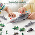 3 27PCS Set, Set otters Aircraft Carrier Toy Army Men Military Battle Group Plastic Military Toy Aircraft Carrier