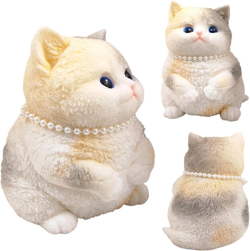 Big Hand Painted Cat Squishy ToysLarge Cute Ultra Soft Kitty Squeeze Fidget
