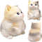 Big Hand Painted Cat Squishy ToysLarge Cute Ultra Soft Kitty Squeeze Fidget