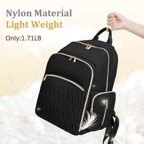Backpack Backpack 16 Mommy miss fong Diaper Bag - Baby Diaper Bag with Diaper Changing Pad Quilted Travel Diaper