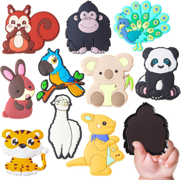 Fridge Magnets for Toddlers 1-3, Large Size Educational Magnetic Toys for Kids, Cute Animal Refrigerator Magnets
