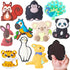 Fridge Magnets for Toddlers 1-3, Large Size Educational Magnetic Toys for Kids, Cute Animal Refrigerator Magnets